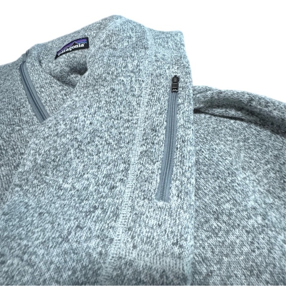 Patagonia Fleece Better Sweater 1/4 Zip Women’s M Gray Hiking Outdoor Neutral - Picture 3 of 10